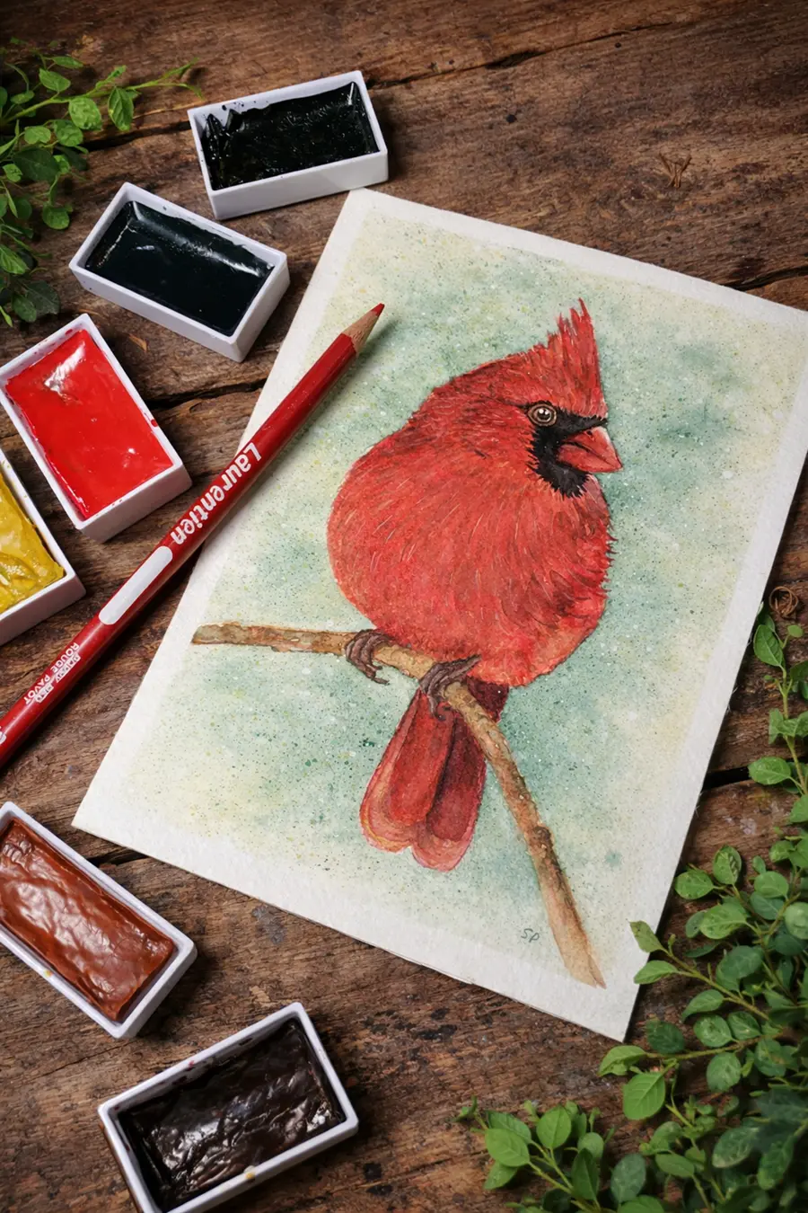 ART0024 Red Cardinal